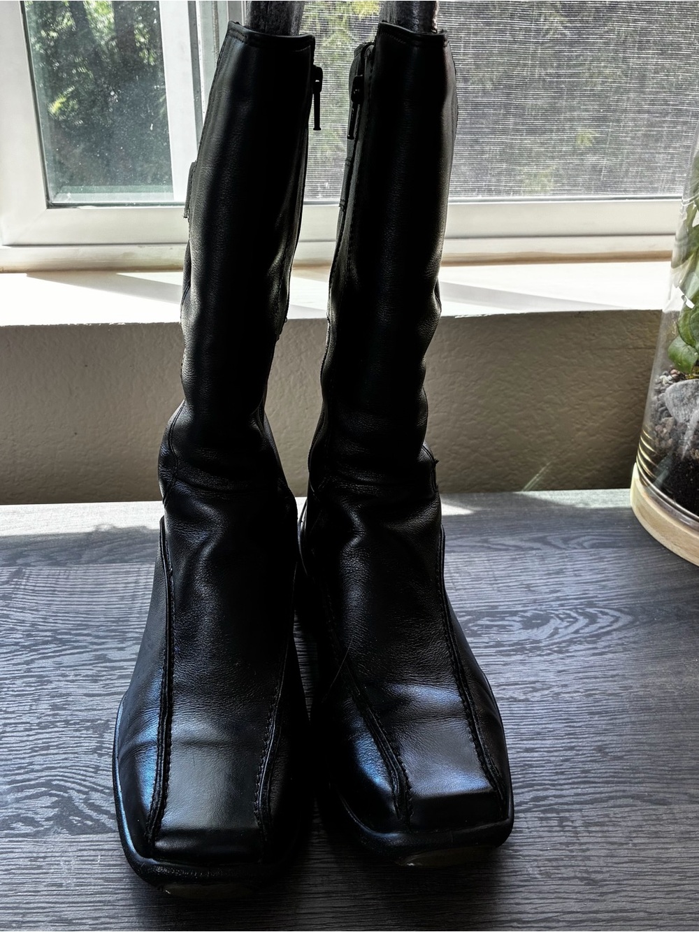 Women’s ECCO Winter Breeze Winter BRX GTX Boots Black Leather Size 8-8.5
